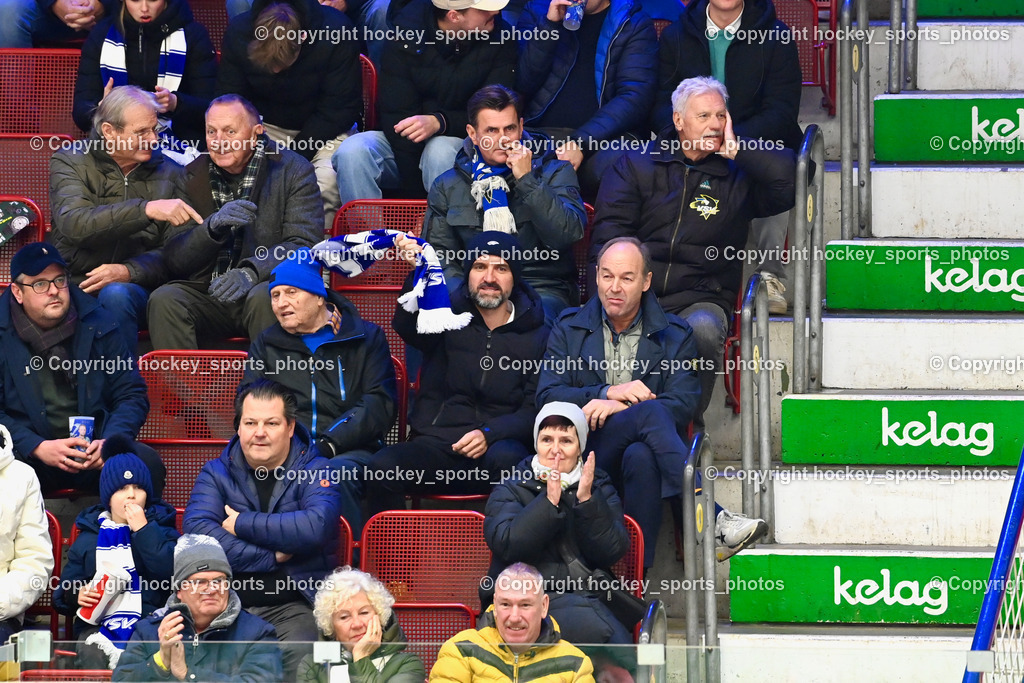 EC IDM Wärmepumpen VSV vs. Pioneers Vorarlberg | Vorstand EC VSV Andreas Schwab, Vorstand EC VSV Gerald Rauchenwald, EC IDM Wärmepumpen VSV vs. Pioneers Vorarlberg, EC IDM Wärmepumpen VSV vs. Pioneers Vorarlberg am 14.12.2024 in Villach (Stadthalle Villach), Austria, (Photo by Bernd Stefan)