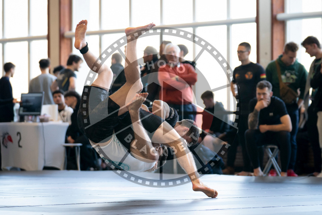 20240309PBB6421 | Fighters compete during the International Luta Livre (ILLCS) Spring Championship in Hannover, Germany, on March 9, 2024.