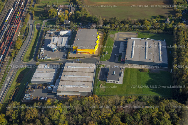 Hagen221015418 | Luftbild, Gewerbegebiete Volmarsteiner Straße, Poco Warenlager, BURG F.W. Lüling, Vorhalle, Hagen, Ruhrgebiet, Nordrhein-Westfalen, Deutschland