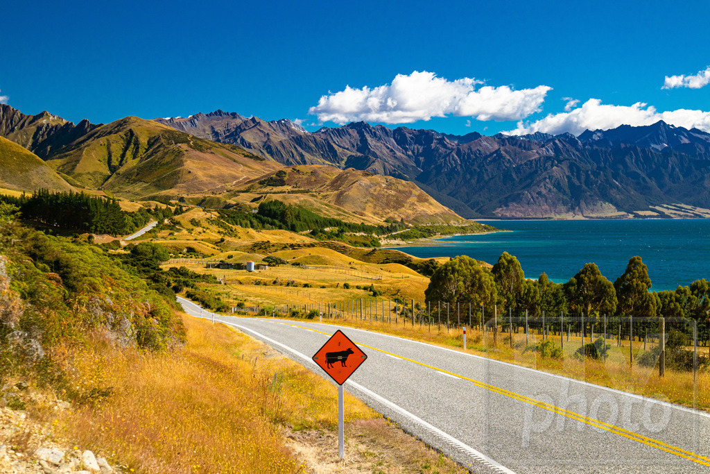 Neuseeland 2018/19 | Lake Hāwea, NZ State Highway 6 - Realisiert mit Pictrs.com