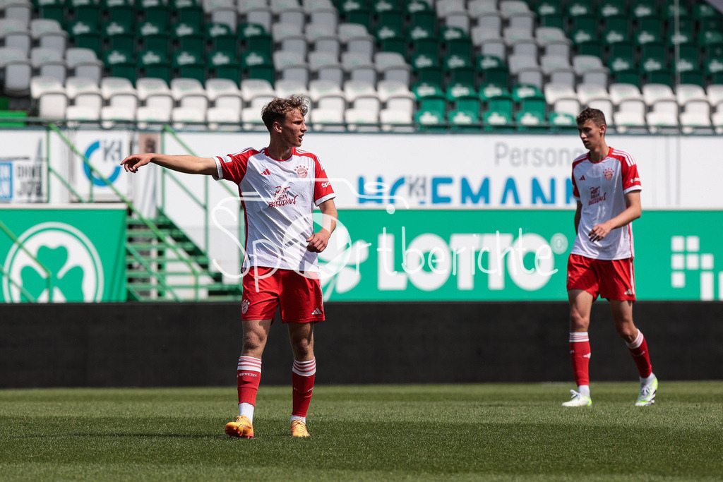 SpVgg Greuther Fürth II - FC Bayern Amateure | Im Bild Kurt RUEGER (FCB #55) in Aktion / Freisteller / Einzelfoto