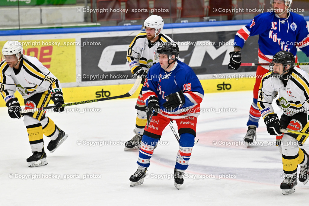 Carinthian Team vs. HC Köttern 12.2.2024 | #88 Kräuter Leonhard, #18 Maurer Peter, #10 Rettner Sebastian, #72 Goritschnig Alexander, #74 Sickl Daniel