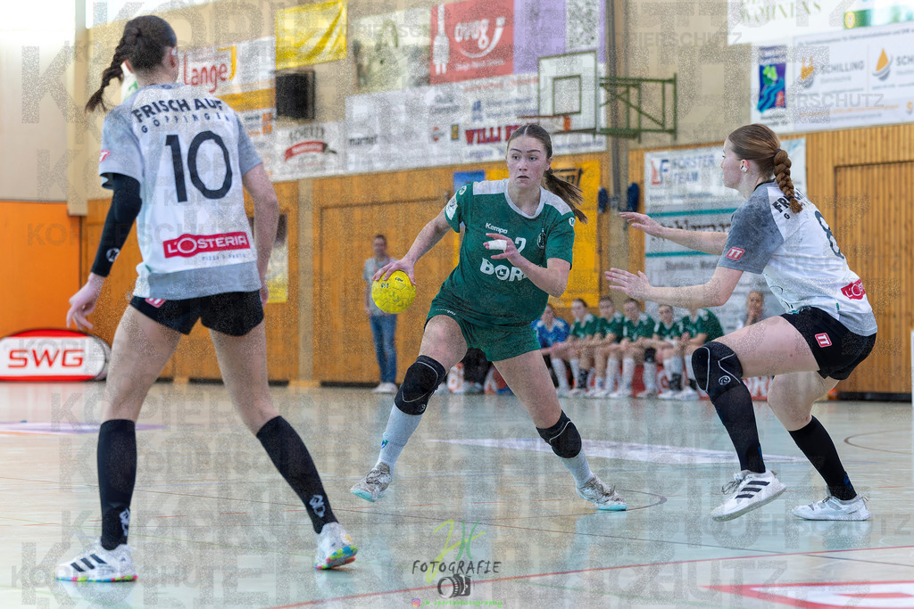 Jugendbundesliga wJA, Pokalrunde, HSG Kleenheim/Langgöns - Frisch Auf Göppingen | Jugendbundesliga wJA, Pokalrunde, HSG Kleenheim/Langgöns - Frisch Auf Göppingen am 28.02.2026 in Oberkleen (Weidig-Halle)Photo © 2026 - Jörg Heinrich - Realisiert mit Pictrs.com