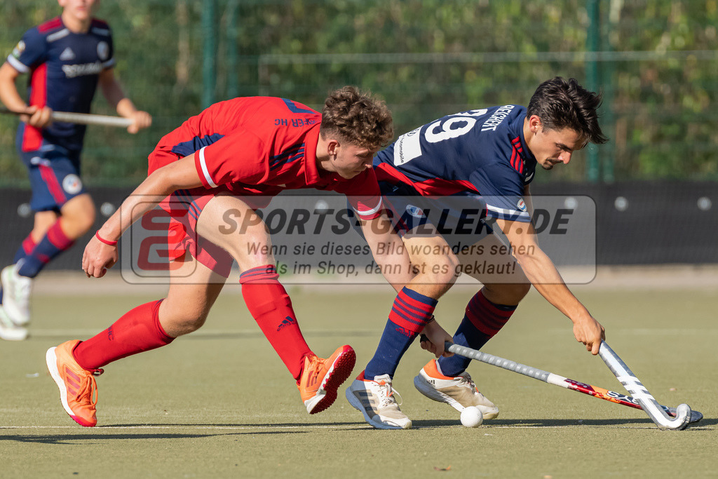 HK_20220903_109759 | 1. Bundesliga Herren Düsseldorfer HC - Mannheimer HC am 3.9.2022 DHC Düsseldorf, Düsseldorf , Nico Reichert ( Mannheimer HC #29 )