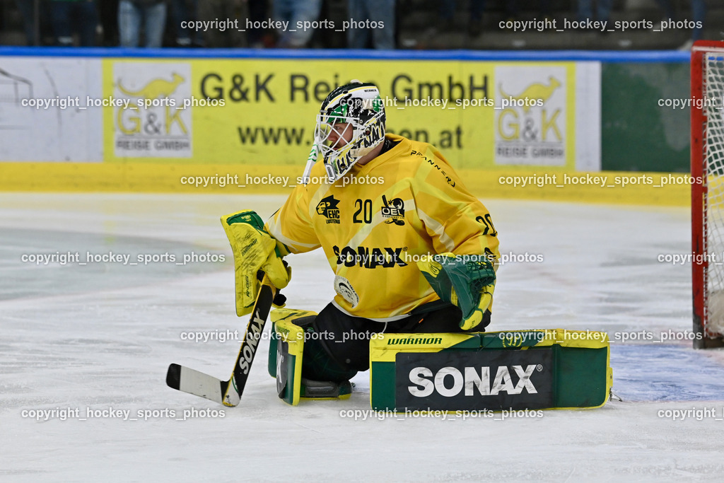 KSV KÄNGURUS vs. EHC Lustenau | #20 Beck Felix EHC Lustenau, KSV KÄNGURUS vs. EHC Lustenau, KSV KÄNGURUS vs. EHC Lustenau am 14.03.2026 in Kapfenberg (Sportzentrum Kapfenberg), Austria, (Photo by Bernd Stefan)