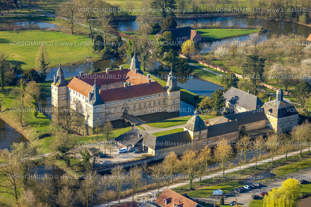 Ascheberg250400137WasserschlossWesterwinkel | Luftbild, Schloß Westerwinkel, barockes Wasserschloss , MünsterlandGolfclub Wasserschloss Westerwinkel e.V., Herbern, Ascheberg, Münsterland, Nordrhein-Westfalen, Deutschland,