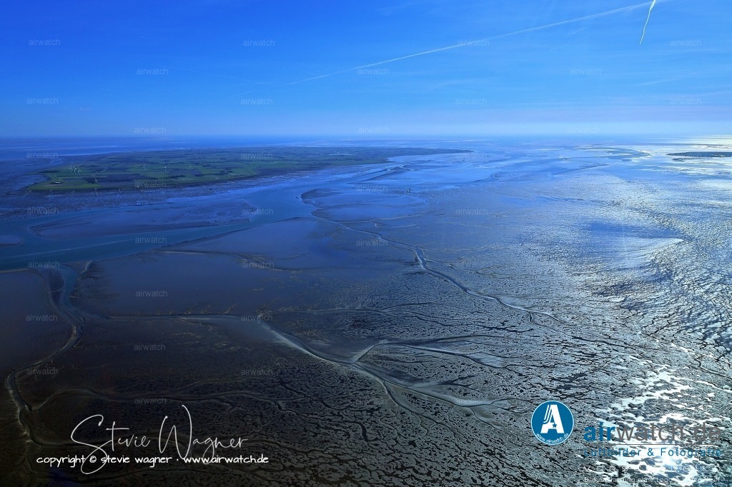 Wattenmeer, Fahrrinne und Priele - Hamburger Hallig - Pellworm - Hallig Hooge - Hallig Gröde | Wattenmeer, Fahrrinne und Priele - Hamburger Hallig - Pellworm - Hallig Hooge - Hallig Gröde