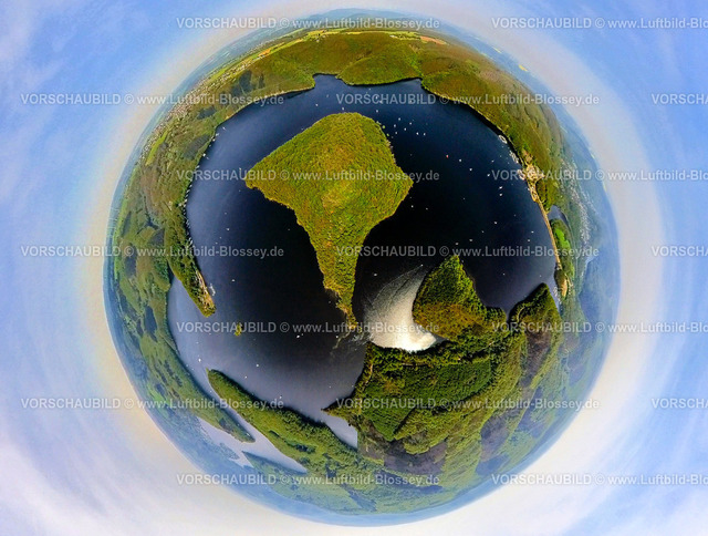 Heimbach240590136RurSee | Luftbild, Rursee mit Insel Eichert und Halbinsel Tonsberg, Rurtalsperre Schwammenauel und Rursee-Schifffahrt mit Segelbooten,  Hasenfeld, Heimbach, Nordrhein-Westfalen, Deutschland