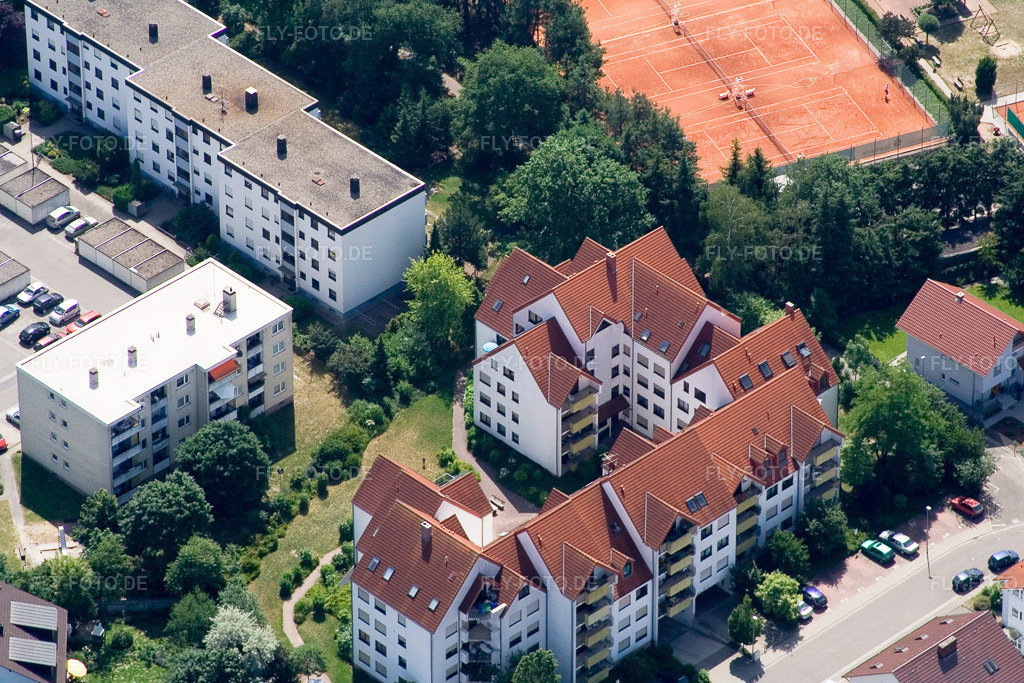Luftbild: Blumenring in Jockgrim im Bundesland Rheinland-Pfalz in Deutschland. Foto: IMG_2903.jpg vom 18.06.2006 durch Werner Riehm/FLY-FOTO.de