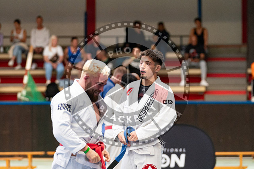 20230826PBB51331 | Fighters compete during the AJP INTLPRO BJJ and grappling competition in Hamburg, Germany, on August 26 2023.