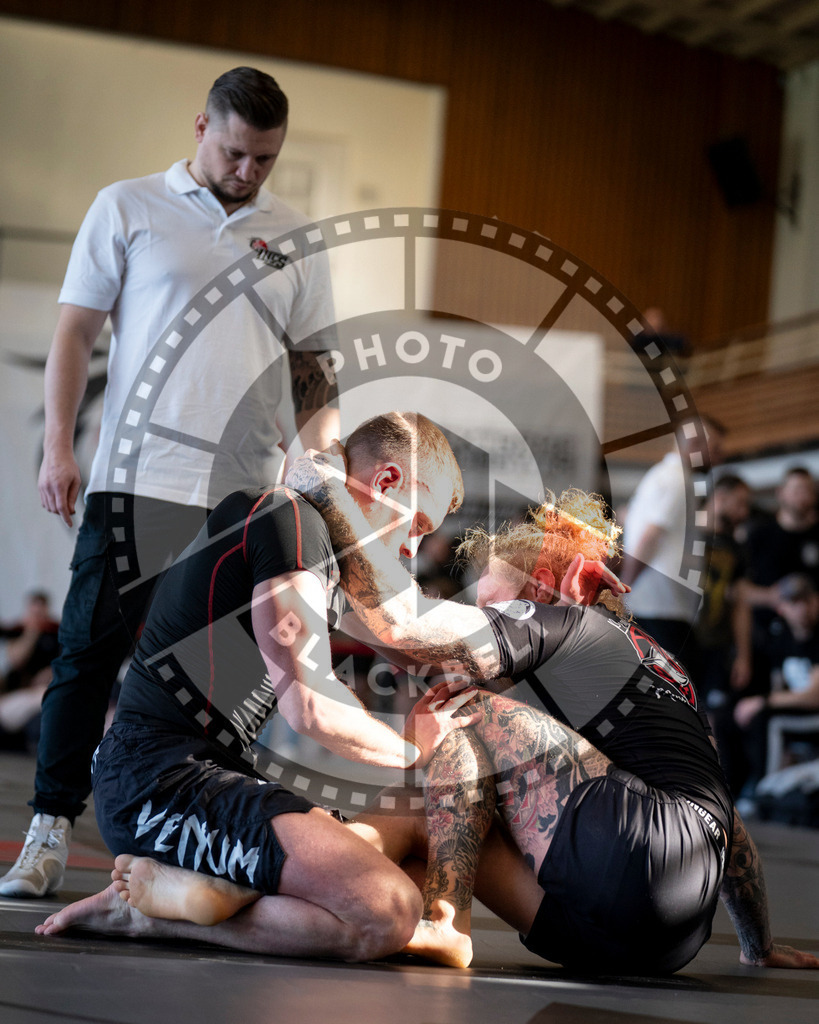 20240309PBB6609 | Fighters compete during the International Luta Livre (ILLCS) Spring Championship in Hannover, Germany, on March 9, 2024.