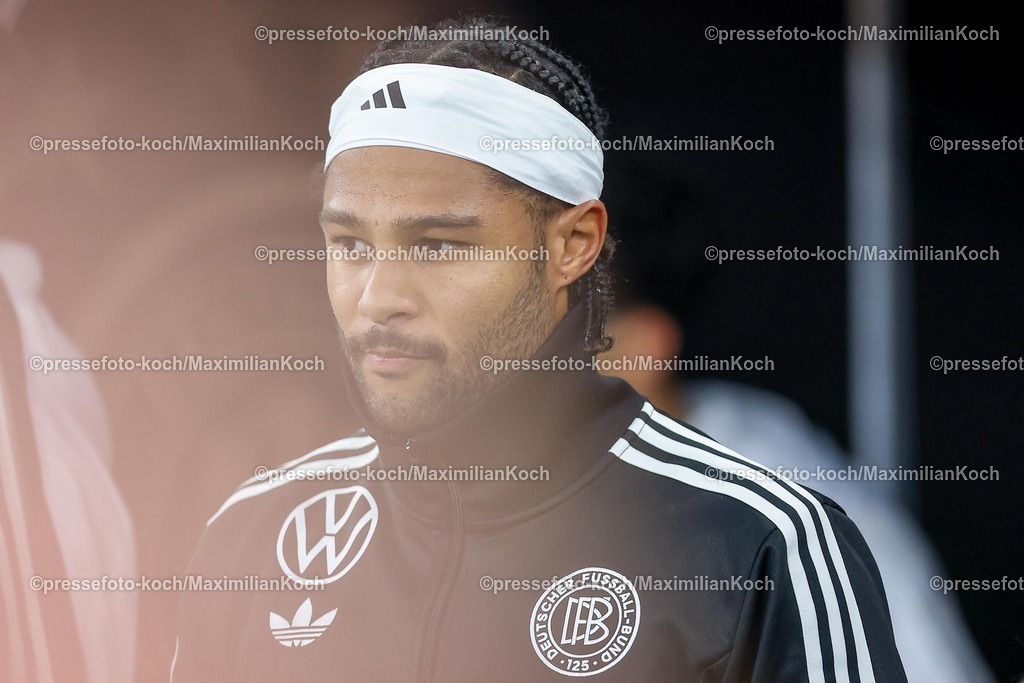 DFB10102502062 | 10.10.2025, Fußball, Länderspiel, Deutschland - Luxemburg, UEFA WM-Qualifikation, 2025/2026, Gruppe A, PreZero Arena in Sinsheim: Serge Gnabry (GER #20)DFB regulations prohibit any use of photographs as image sequences and or quasi-video.