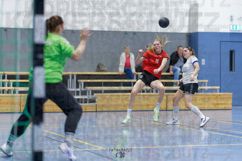 Frauen 2. Bezirksklasse; SG Rechtenbach - HSG Linden II | Frauen 2. Bezirksklasse; SG Rechtenbach - HSG Linden II am 16.11.2025 in Rechtenbach (Sporthalle Rechtenbach)Photo © 2025 - Jörg Heinrich - Realisiert mit Pictrs.com