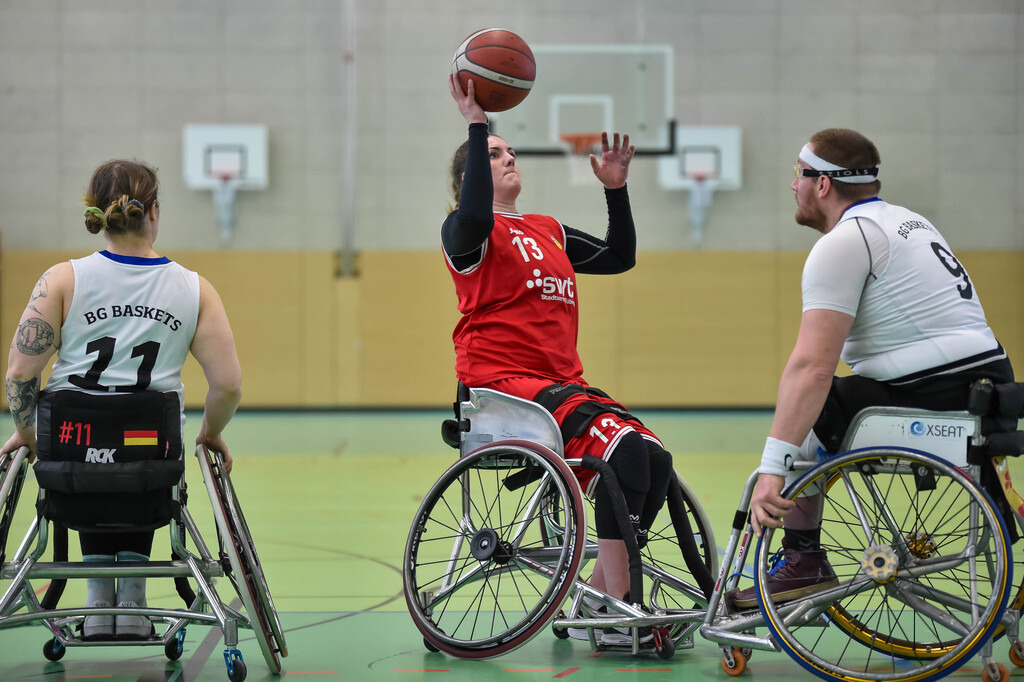 2024-03-17-0248 | #, RSKV Tübingen vs. BG Baskets Hamburg, Rollstuhlbasketball 2. Bundesliga, Saison 2023/24, 17.03.2024
Foto: Ralph Kunze - Realisiert mit Pictrs.com
