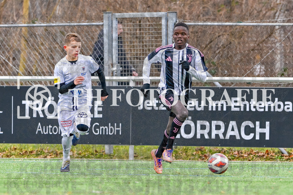 GER, Juventus - FC Aarau,  Fussball, PS-Immo-Cup 2026,U13 Feldturnier, 18.01.2026 | Juventus, FCA