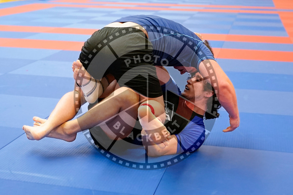 20240203PBB09066 | Fighters compete during the Brazilian Jiu-Jitsu Championship of the AJP Tour in Maintal by Frankfurt am Main, Germany, on February 2, 2024.