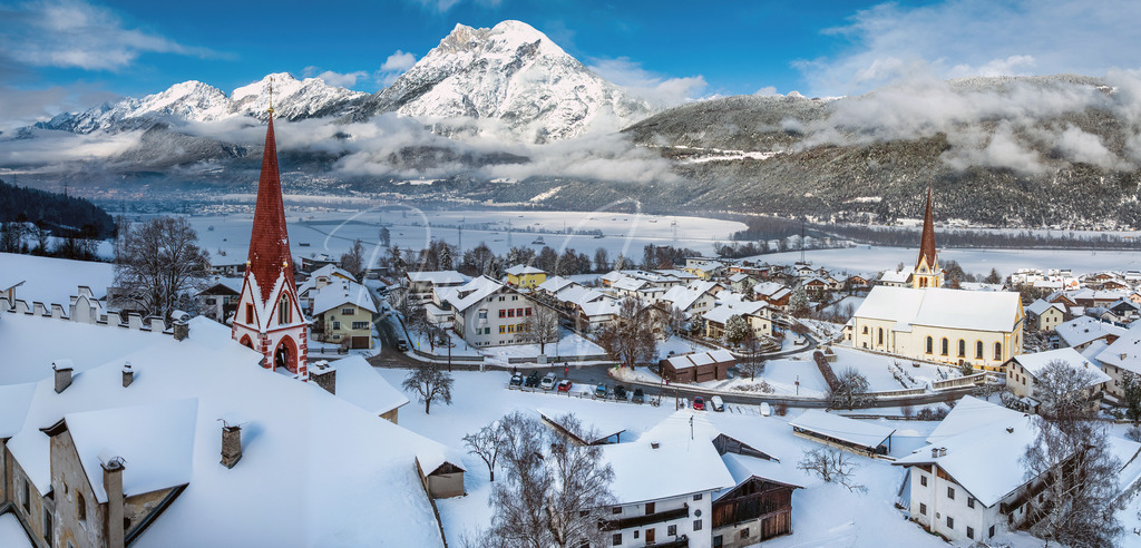 Flaurling | Flaurling im Winter mit der Hohen Munde
