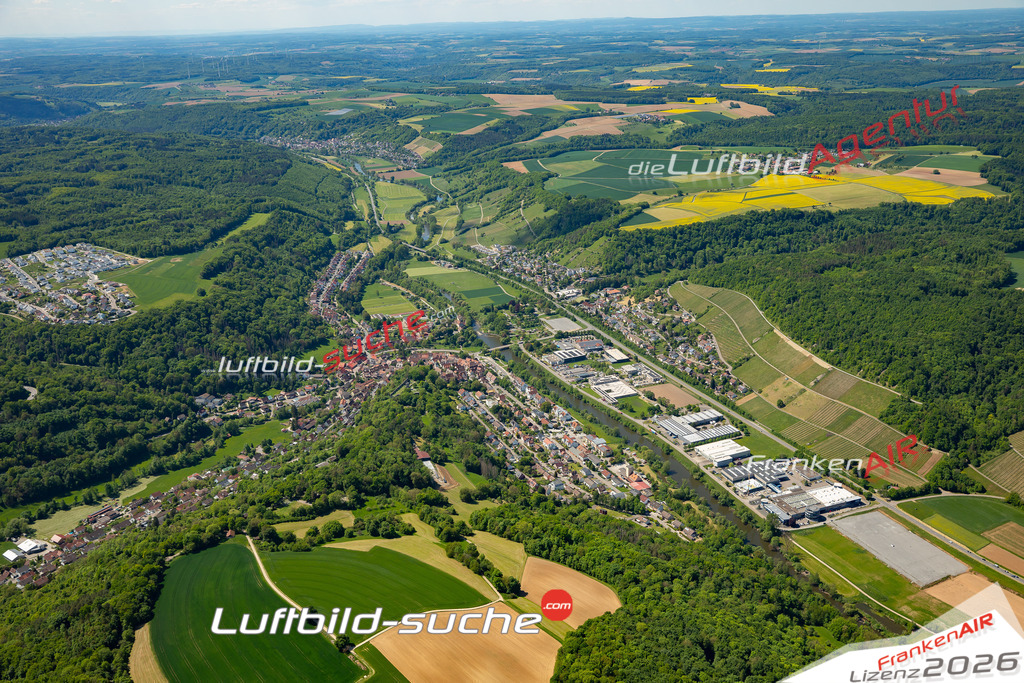 Luftbild Vs Google Maps  Neu Wülfingen  Forchtenberg -Das Luftbild wurde 2025 vom UL-Flugzeug heraus erstellt ( keine Drohne ) - Hochauflösende Luftaufnahme -Nicht vergleichbar mit Google Maps oder Satelittenbilder- Die Geschenkidee !Mit Lizenz und Bildrechte bestellbar