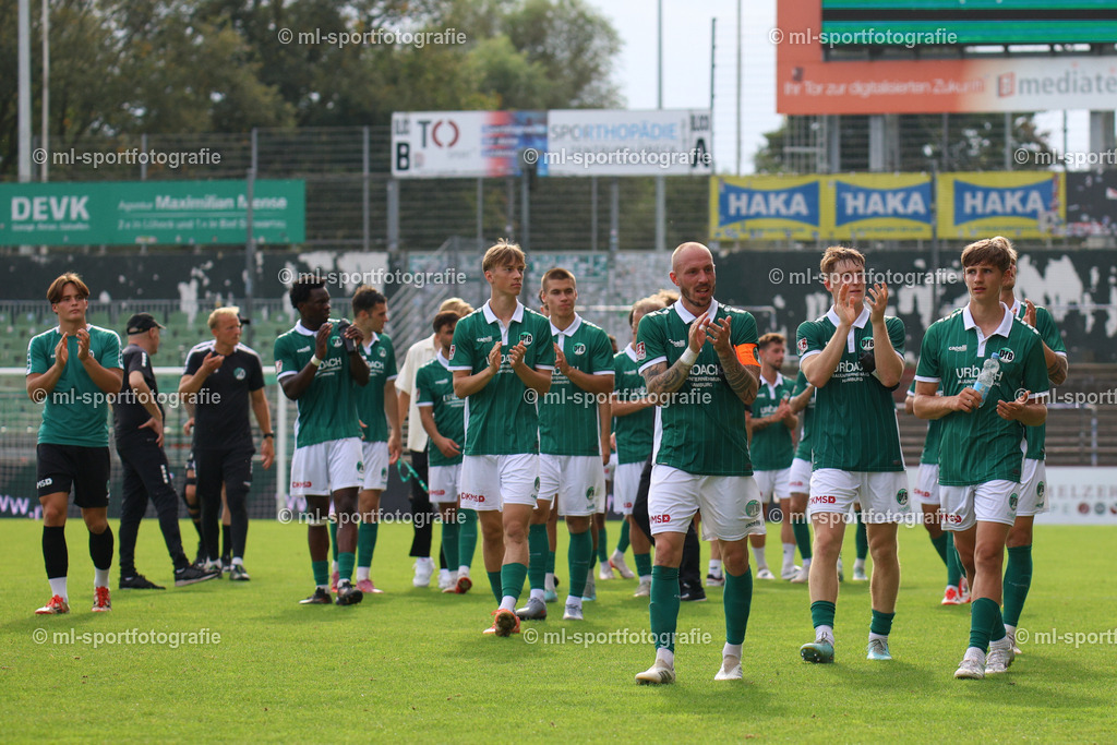 Fußball I Herren I Saison 2025/2026 I Regionalliga Nord I 10. Spieltag I VfB Lübeck - FSV Schöningen | ml-sportfotografie - Realisiert mit Pictrs.com