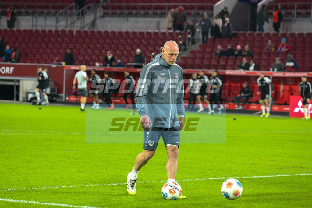 Fortuna Düsseldorf  Saison 25/26 - © Sportfoto-Sale (MK) | Münsters Torwarttrainer ANdre Poggenbirg - Fortuna Düsseldorf - SC Preußen Münster 25/26 - © Sportfoto-Sale (MK) - Realisiert mit Pictrs.com