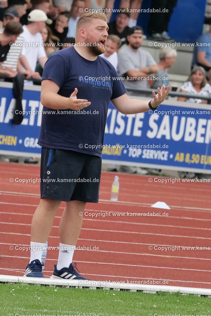 Fußball : Testspiel : SuS 09 Dinslaken - Schalke 04 U 19 am 25.07.2024 | Foto : Jochen Emde / www.kameradabei.de - Realisiert mit Pictrs.com