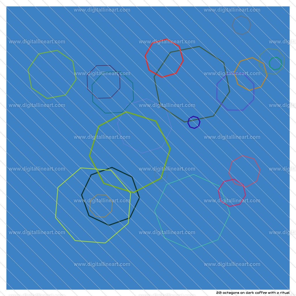 20-octagons-dark-coffee-with-a-ritual | digitallineart - Realisiert mit Pictrs.com
