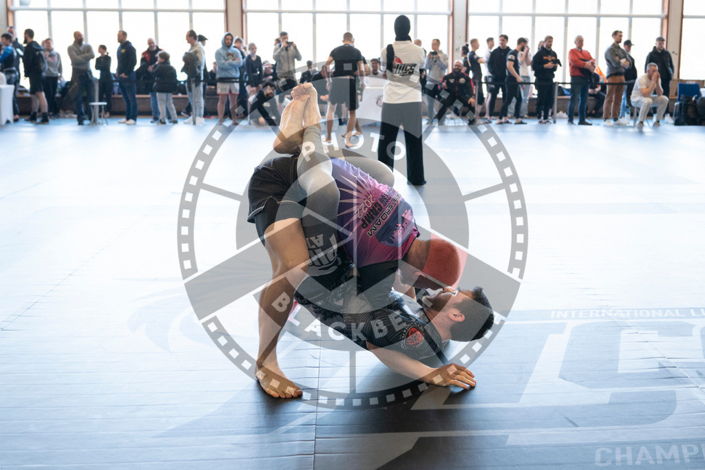 20240309PBB5262 | Fighters compete during the International Luta Livre (ILLCS) Spring Championship in Hannover, Germany, on March 9, 2024.