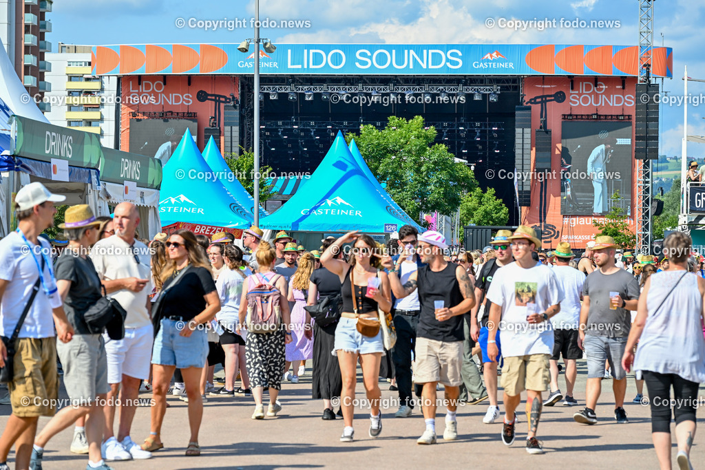 Lido Sounds Festival Linz 2024_ 28.06.2024-56 | 28.06.2024, Linz, AUT, Lido Sounds Festival Linz 2024, im Bild Besucher, Menschen, Musik, Festival