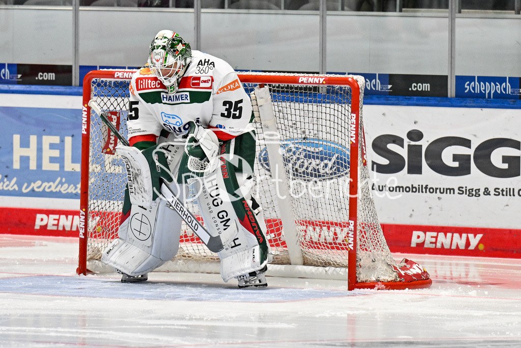 Augsburger Panther - EC VSV | Im Bild Markus KELLER (Augsburger Panther #35) / Einzelfoto / Freisteller