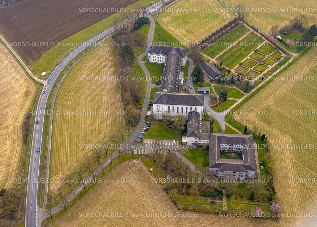 Wickede240308056 | Luftbild, Heilig-Geist-Kloster, Mendener Straße, Wickede/Ruhr, Nordrhein-Westfalen, Deutschland