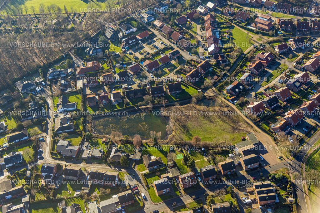 Selm230205082Cappenberg | Luftbild, Wiese Freifläche, Freiwillige Feuerwehr, Cappenberg, Selm, Münsterland, Nordrhein-Westfalen, Deutschland