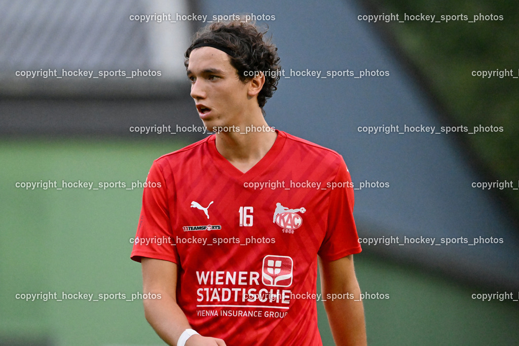 KAC 1909 vs. SAK | #16 Noah Pogatetz KAC 1909, KAC 1909 vs. SAK, KAC 1909 vs. SAK am 06.09.2024 in Klagenfurt (Sportplatz KAC), Austria, (Photo by Bernd Stefan)