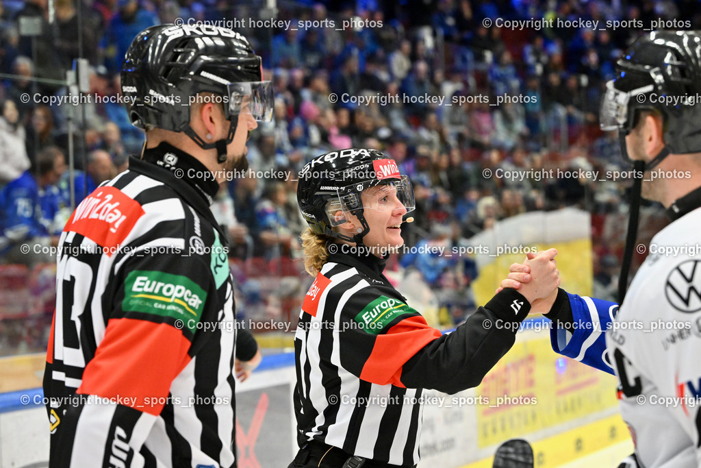EC IDM Wärmepumpen VSV vs. Pioneers Vorarlberg | KAINBERGER JULIA Referee, HLAVATY ALEXANDER Referee, EC IDM Wärmepumpen VSV vs. Pioneers Vorarlberg, EC IDM WÄRMEPUMPEN VSV vs. Pioneers Vorarlberg am 03.10.2025 in Villach (Stadthalle Villach), Austria, (Photo by Bernd Stefan)