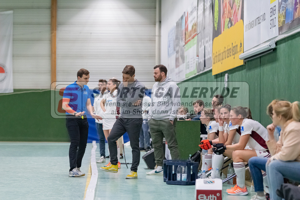 HK_20230128_103455 | 1. Bundesliga 1/4 Finale ( Damen ) Rot-Weiss Köln - Club an der Alster am 28.1.2023 Rot-Weiss Köln  , Köln , Markus Lonnes ( Trainer Rot-Weis Köln )