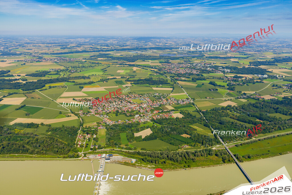 Luftbild Vs Google Maps  Egglfing am Inn  Bad Füssing -Das Luftbild wurde 2025 vom UL-Flugzeug heraus erstellt ( keine Drohne ) - Hochauflösende Luftaufnahme -Nicht vergleichbar mit Google Maps oder Satelittenbilder- Die Geschenkidee !Mit Lizenz und Bildrechte bestellbar