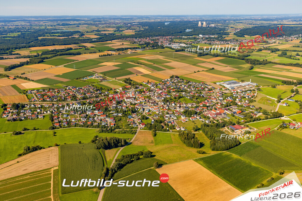 Luftaufnahme von Rettenbach - Die Luftaufnahme wurde 2025 vom UL-Flugzeug heraus erstellt ( keine Drohne ) - Hochauflösende Luftaufnahme - für professionelle Ausdrucke geeignet. Die Geschenkidee !Mit Lizenz und Bildrechte bestellbar