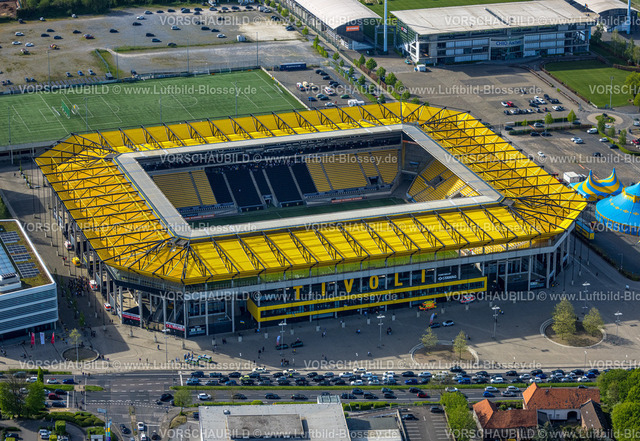 Aachen240403405Tivoli | Luftbild, Aachener Tivoli, Fußballstadion im Sportpark Soers, Heimspielort des Fußballvereins Alemannia Aachen, Laurensberg, Aachen, Rheinland, Nordrhein-Westfalen, Deutschland