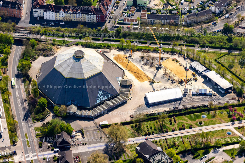 Luftbilder Oberhausen-0178 | Luftbildfotografie Gartendom Dom - Realisiert mit Pictrs.com