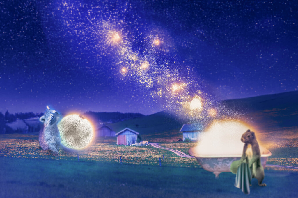 Der Sternenputzer | Hast du auch schon mal darüber nachgedacht, wer Abends all die Sterne zum leuchten bringt? In dieser Geschichte wirst du alles über den Sternenputzer erfahren - Realisiert mit Pictrs.com