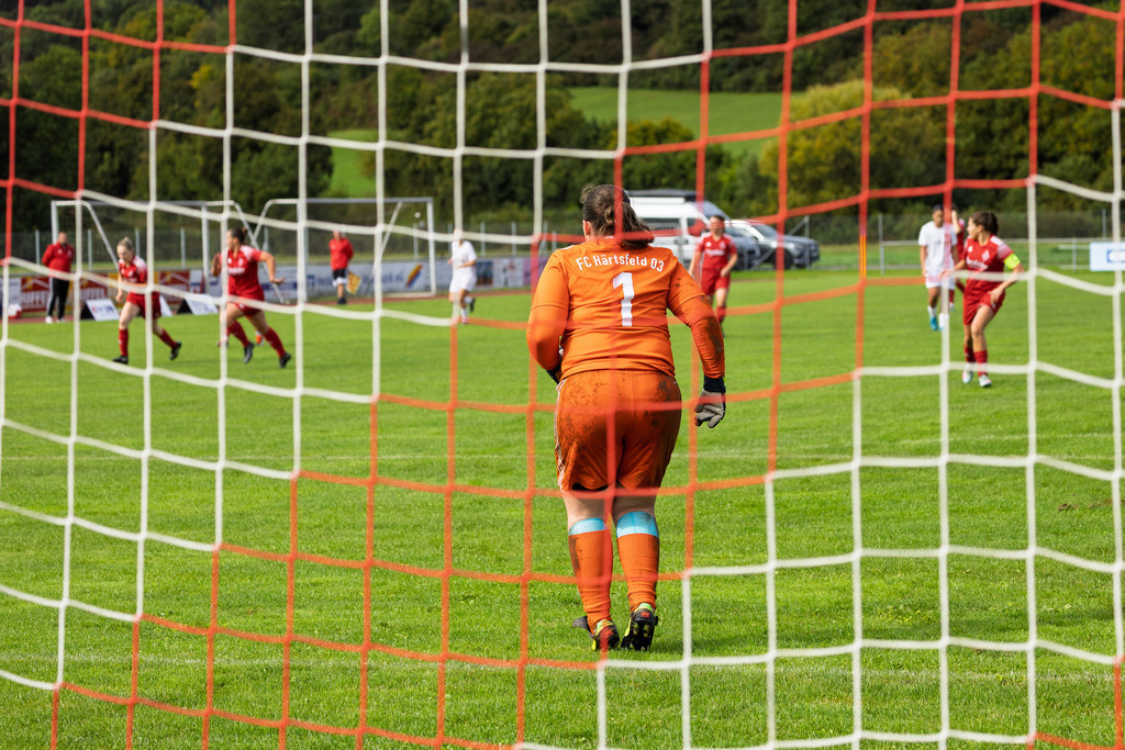 HÄRFCH_250914_7372 | FC Härtsfeld 03 vs. 1.FC Heidenheim 1846 II, Fußball, Frauen, Bezirksliga, 2025/2026, 1. Spieltag, 14.09.2025 in Dischingen(Foto: Michael Bulling) - Realisiert mit Pictrs.com