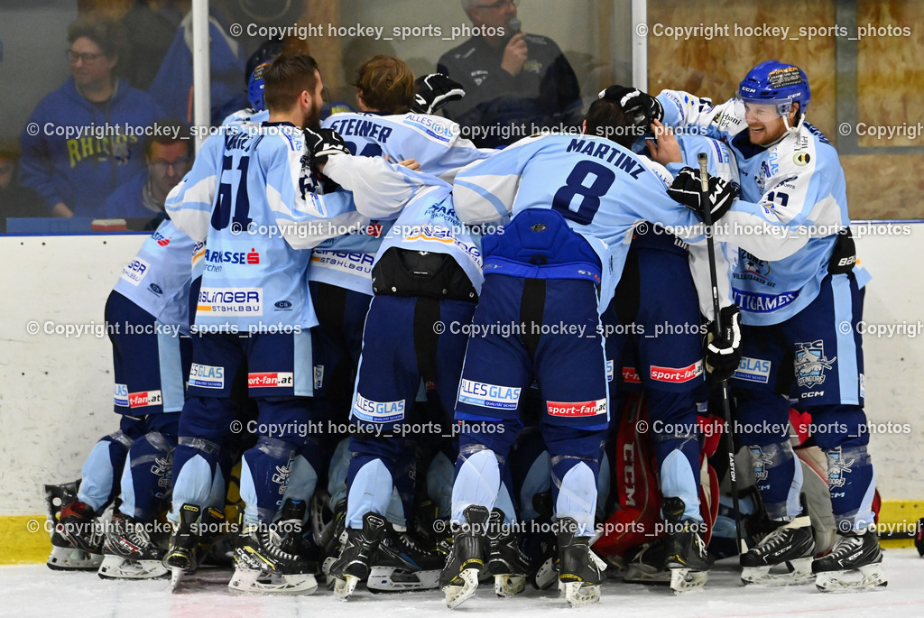  EHC Althofen vs. ESC Steindorf 9.3.202 | Jubel ESC Steindorf Mannschaft, Meister 2022/23, Meisterfeier