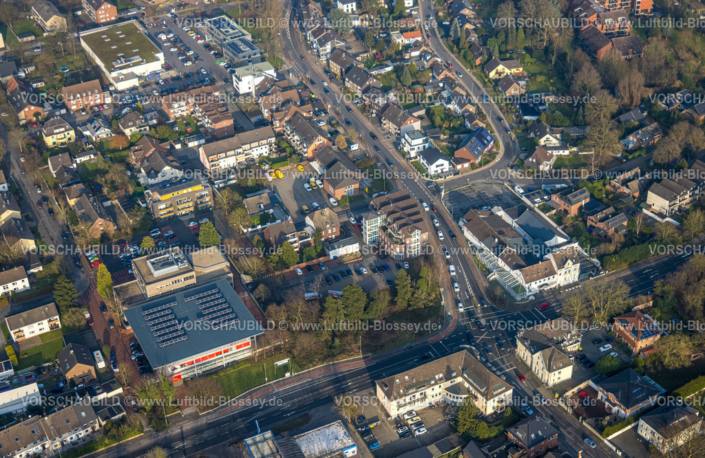 Neukirchen-Vluyn260101212 | Luftbild, Wohngebiet an der Andreas-Bräm-Straße, Sparkasse Geschäftsstelle Poststraße, Neukirchen, Neukirchen-Vluyn, Ruhrgebiet, Nordrhein-Westfalen, Deutschland