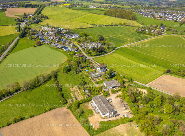 Breckerfeld240504749 | Luftbild, Wohngebiet Ortsansicht Ortsteil Ehringhausen umgeben von Wiesen und Feldern, Ehringhausen, Breckerfeld, Ruhrgebiet, Nordrhein-Westfalen, Deutschland