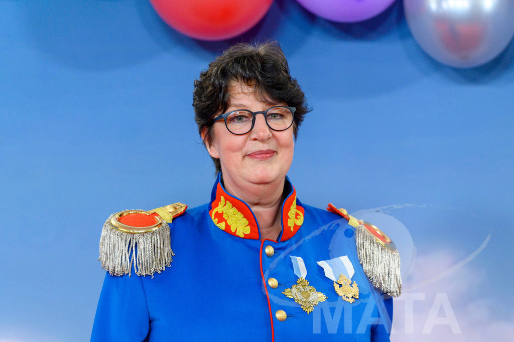 _DWA1558 | Generalsekretärin der FREIEN WÄHLER Bayern, Susann Enders bei der TV-Sendung Fastnacht in Franken 2024. Veitshöchheim, 02.02.2024 Bayern Deutschland - Realisiert mit Pictrs.com