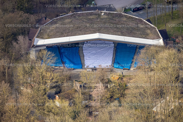 Hamm230214890 | Luftbild, Waldbühne Heesen, winterfest mit Abdeckung, Stadtbezirk Heessen, Hamm, Ruhrgebiet, Nordrhein-Westfalen, Deutschland