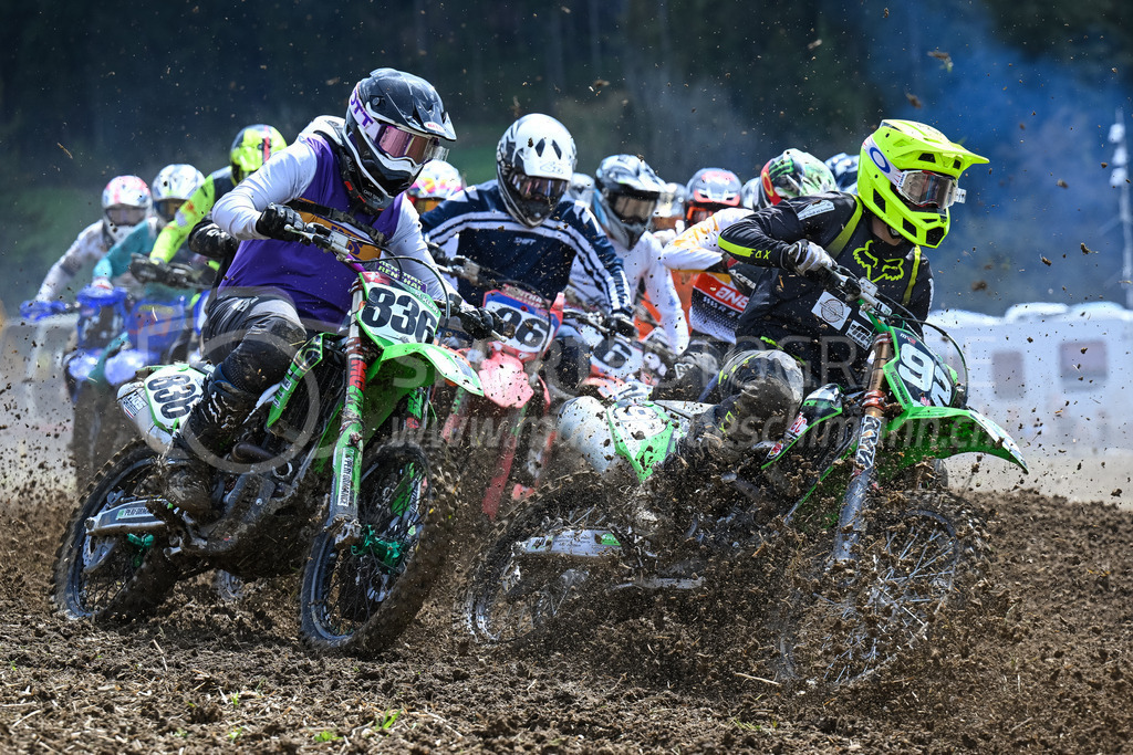 Motocross Schlatt bei Winterthur - 29. April 2023 | #836 Kuhn Manuel aus Weiningen (CH) auf Kawasaki Kx 250 F und #92 Koenig Raphael aus Bottenwil (CH) auf Kawasaki in der Kategorie MX2 am Motocross Schlatt bei Winterthur, 29. April 2023.
Instagram: @mx_schlatt | @mc_wila | @sam_schweiz
Bild: Sportfotografie Markus Aeschimann | www.markus-aeschimann.ch - Realisiert mit Pictrs.com
