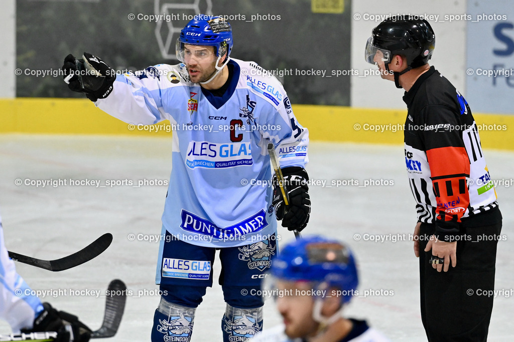 ESC Steindorf vs. EC Spittal Hornets 3.12.2022 | #57 Wilfan Franz, HOLZER Daniel Referee