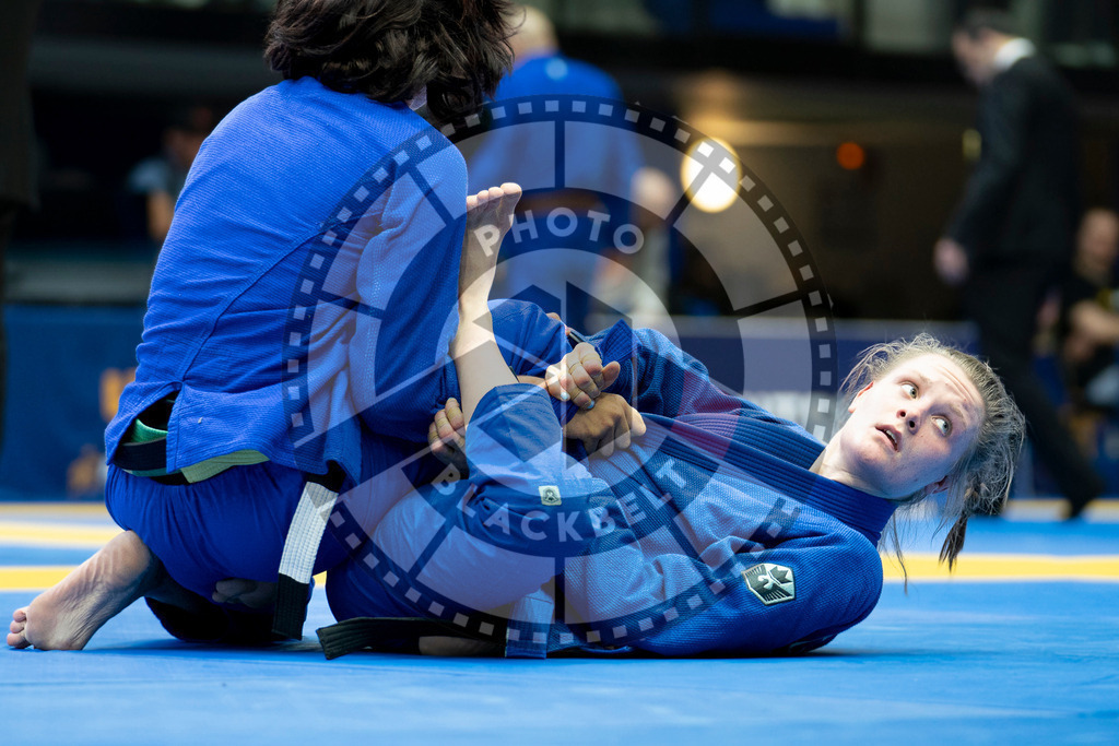 20240126PBB1185 | Fighters compete during the Brazilian Jiu-Jitsu European Championship of the IBJJF in Paris, France, on January 26, 2024.