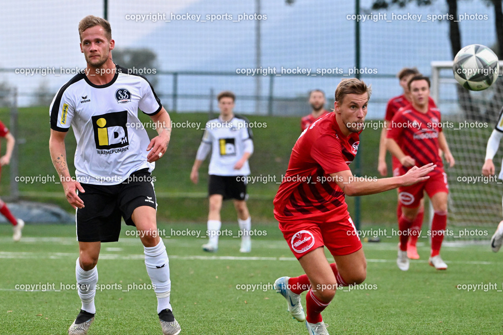 SV Spittal 1921 vs. SV St. Jakob  | #44 Miha Kostanjsek SV Spittal, #17 Sebastian Bauer St.Jakob, SV Spittal 1921 vs. SV St. Jakob , SV Spittal 1921 vs. SV St. Jakob  am 20.09.2024 in Spittal an der Drau (Goldeck Stadion), Austria, (Photo by Bernd Stefan)