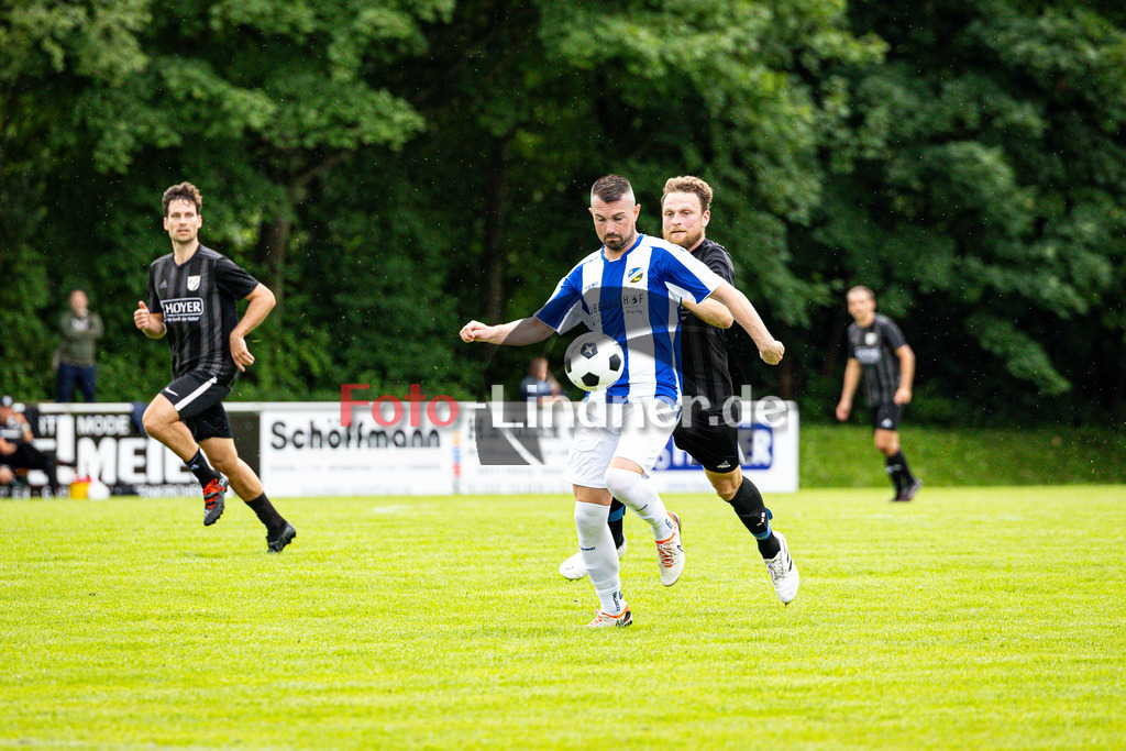 SV Polling gegen SV Planegg-Krailing | Fußball Herren Bezirksliga Oberbayern Süd 2025/26 1. Spieltag, SV Polling gegen SV Planegg-Krailing, 20250727,Valentino GAVRIC (SV Planegg-Krailing 9) am Ball, 2025-07-27 in Polling (Sportplatz Polling), Valentino GAVRIC (SV Planegg-Krailing 9), Copyright: WolfgangxLindner www.foto-lindner.de
